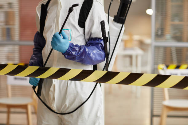 Professional Biohazard Cleanup technician working in Colman, SD